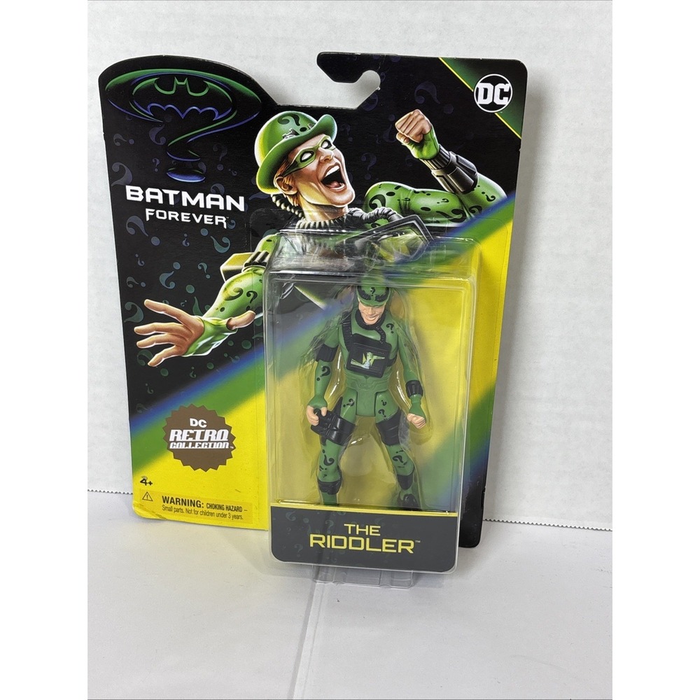 Spin Master DC RETRO COLLECTION 4'' "Batman Forever The Riddler" Action Figure